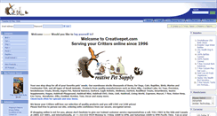 Desktop Screenshot of creativepet.com